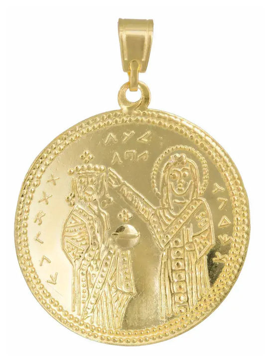 Kinder Amulett Kinder Amulett Beidseitig Konstantin-Münze aus Gold 9K 050476