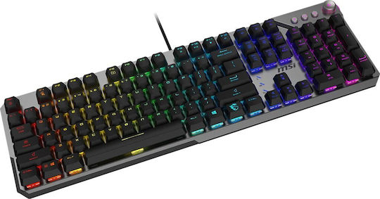 MSI Strike 600 Silent Gaming Keyboard with RGB lighting (English US)