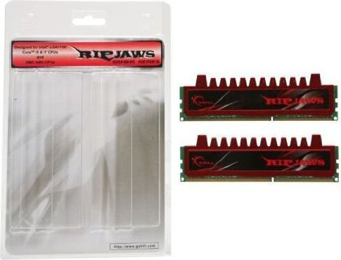 G.Skill Ripjaws DDR3 8GB RAM με 2x4GB Modules και Ταχύτητα 1066 για Desktop