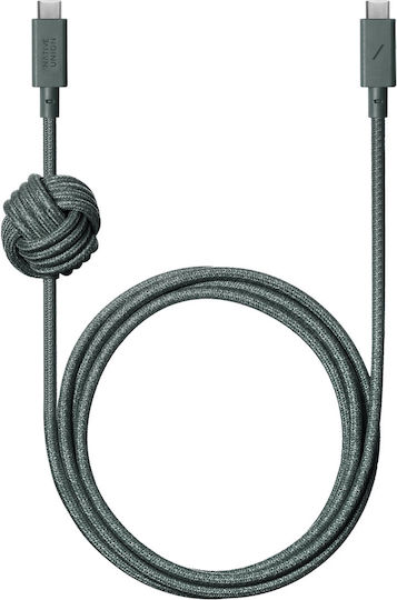 Native Union USB 2.0 Cable USB-C male - USB-C 240W PD Πράσινο 3m