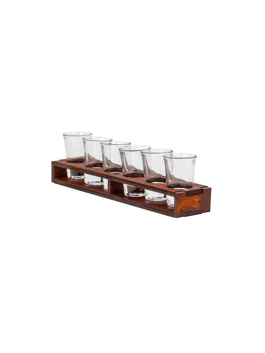 Pahare Pentru Shot Din Sticlă 50ml 6 Bucăți