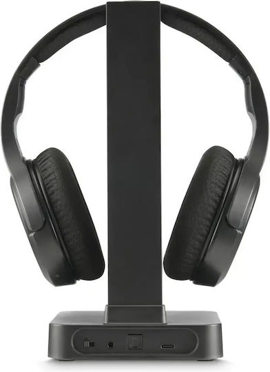 HAMA Wireless / Wired Over Ear Headphones with 16 hours of Operation Black