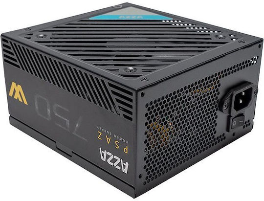 Azza PSAZ-750W ATX3.1 750W Black Computer Power Supply Full Wired 80 Plus Bronze