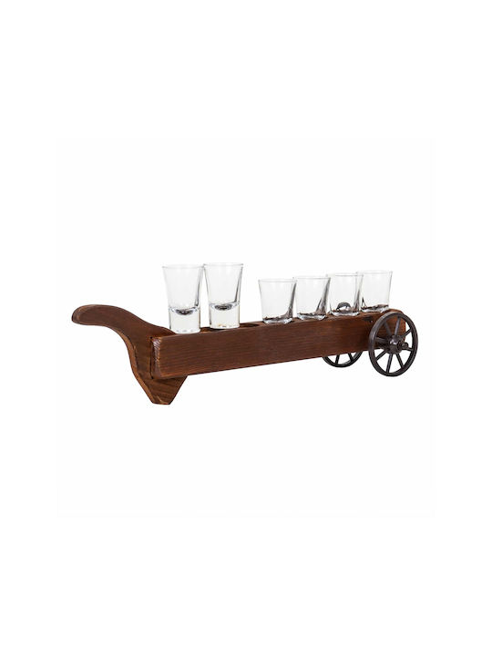 Pahare Pentru Shot Din Sticlă 50ml 6 Bucăți