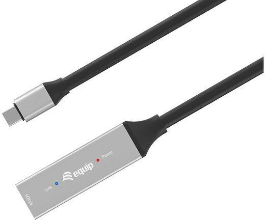 Equip USB 2.0 Cable USB-C male - USB-C Black 10m (133357)
