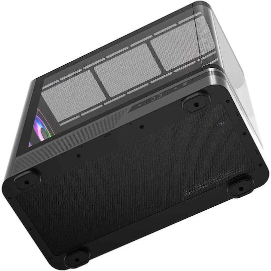 Modecom Volcano AQ200 Gaming Midi Tower Computer Case with Side Window Black