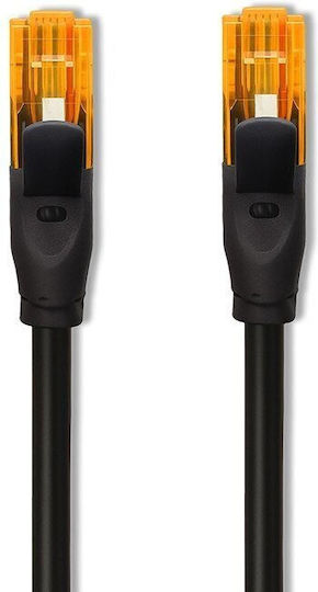 Qoltec U/UTP Cat.6 Ethernet Network Cable 10m Black