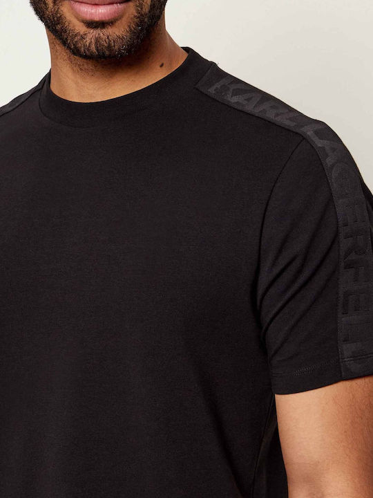 Karl Lagerfeld Tricou Cu Mânecă Scurtă Negru