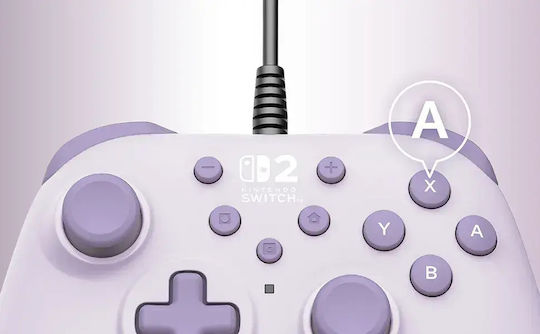 Hori Horipad Turbo Ενσύρματο για Switch 2 Cozy Lavanda