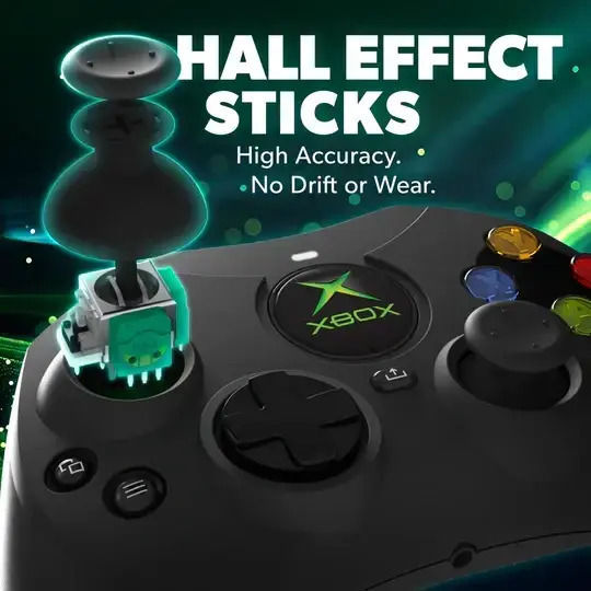 Hyperkin DuchesS Ενσύρματο Gamepad με Hall Effect Sticks για Xbox One / Xbox Series Μαύρο