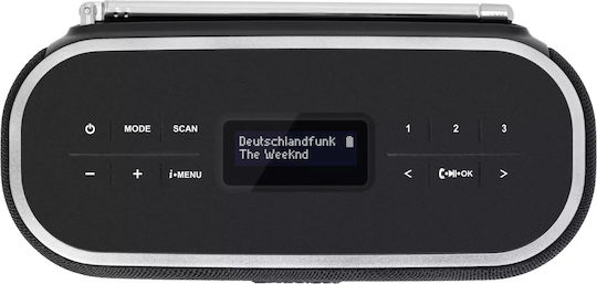 Technisat Digitradio BT 1 Tabletop Radio Rechargeable DAB+ with Bluetooth and USB Black