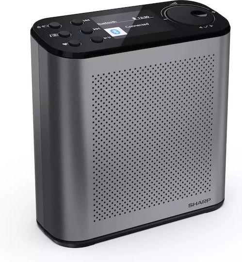 Sharp DR-P530OSAKA Φορητό Ραδιόφωνο Επαναφορτιζόμενο DAB+ με Bluetooth Γκρι