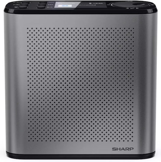 Sharp DR-P530OSAKA Φορητό Ραδιόφωνο Επαναφορτιζόμενο DAB+ με Bluetooth Γκρι