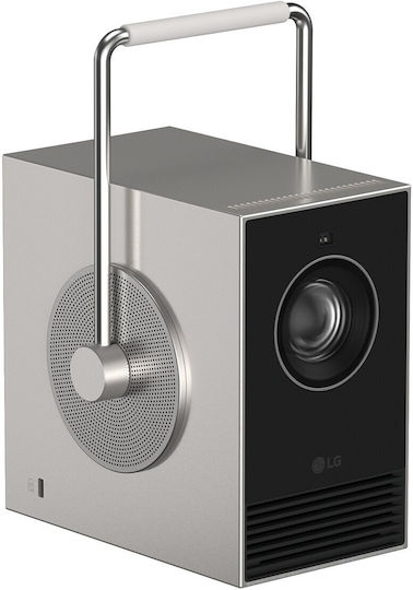 LG CineBeam PU600U Преносим (Мини) Проектор DLP 4K Ultra HD Лазерен с Wi-Fi (Вграден) и Вградени Говорители PU600U.AEU