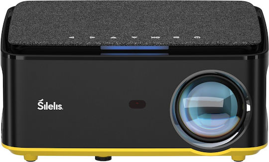 Silelis Silelis P-4 Projector LCD LED Lamp with Built-in Speakers Black