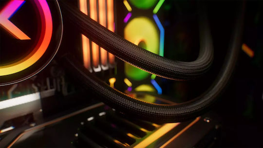 Krux HydroX 360 ARGB Water Cooling System AIO CPU with 3 120mm Fans