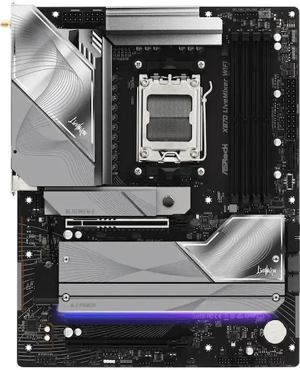 ASRock X870 LiveMixer WiFi Motherboard ATX με AMD AM5 Socket