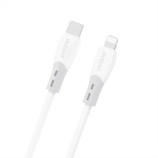 Dudao L25sx Ladekabel Datenübertragung Usb-c/Blitzkabel 30w 1m Weiß