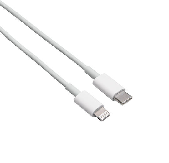 Akyga Regular la Cablu Lightning 20W Alb 1m (AK-USB-35)