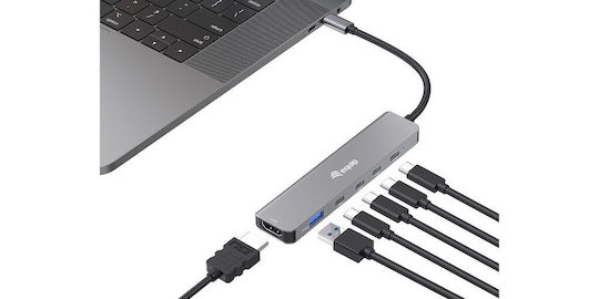 Equip USB-C Docking Station mit HDMI 4K PD Gray (133500)