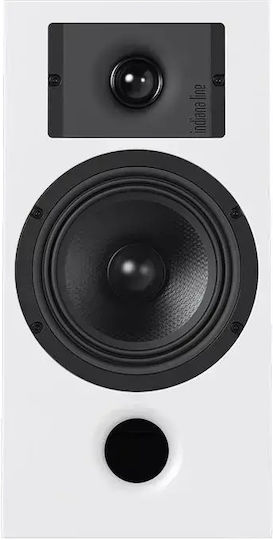 Indiana Line Diva 3 Paar Passive Hi-Fi-Lautsprecher Buch selbst 100W 2 Wege Weiße Eiche