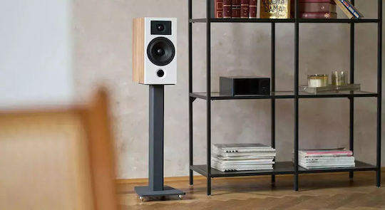 Indiana Line Diva 3 Paar Passive Hi-Fi-Lautsprecher Buch selbst 100W 2 Wege Weiße Eiche