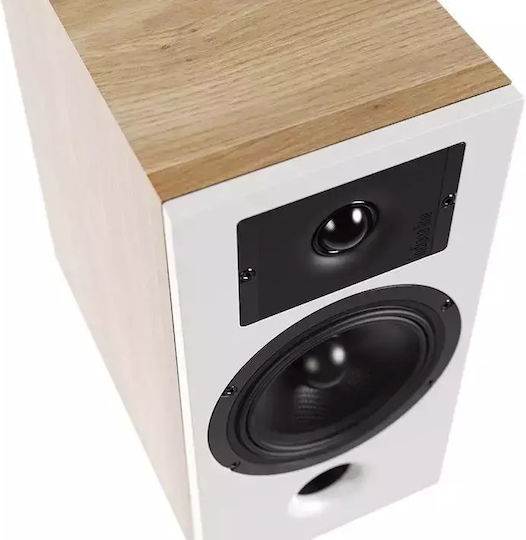 Indiana Line Diva 3 Paar Passive Hi-Fi-Lautsprecher Buch selbst 100W 2 Wege Weiße Eiche