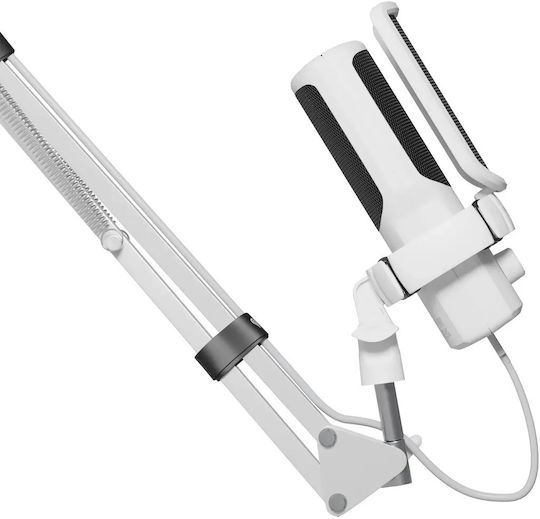 Genesis Radium 251 Mikrofon USB Desktop, stoßmontiert in White Farbe