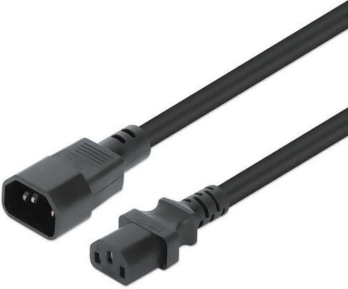 Manhattan IEC C13 - IEC C14 Cablu 5m Negru (216289)