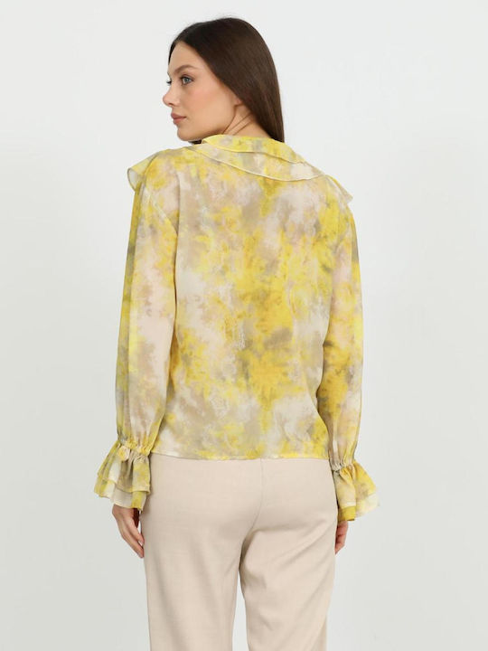 Women's Crop Top Yellow