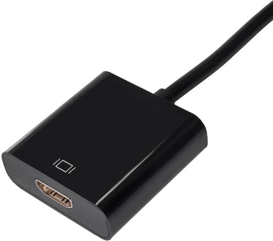 Akyga Μετατροπέας HDMI female σε DisplayPort male 1τμχ AK-AD-11