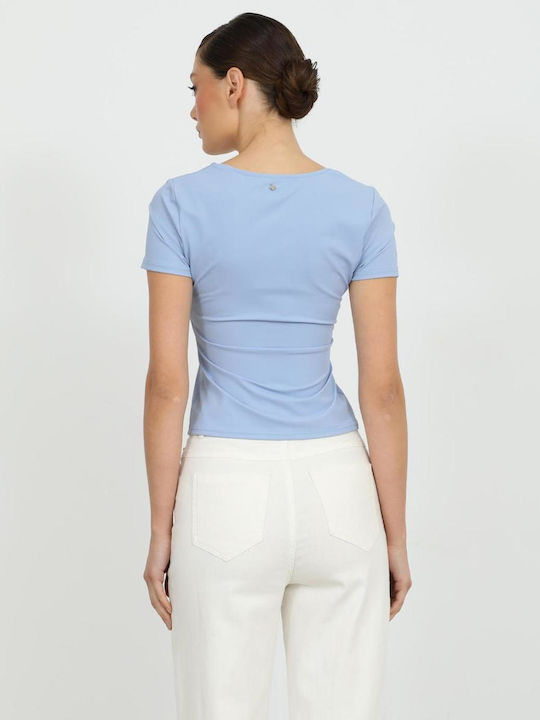 Damen Bluse Hellblaue