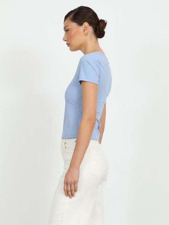 Damen Bluse Hellblaue