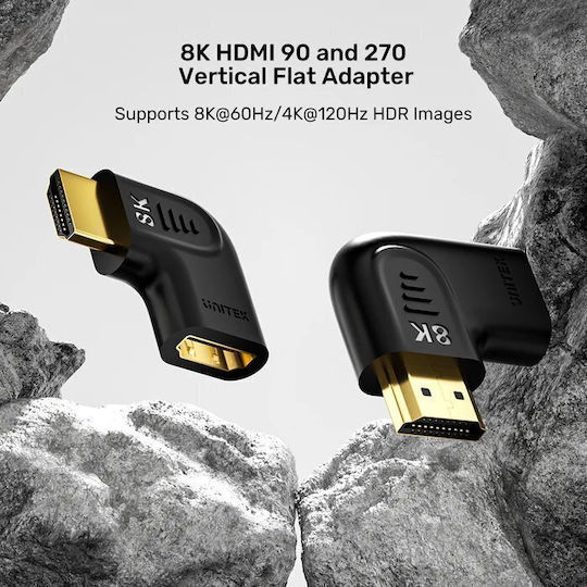Unitek HDMI Converter Male To HDMI Female Gold 1 Piece A1047ABK