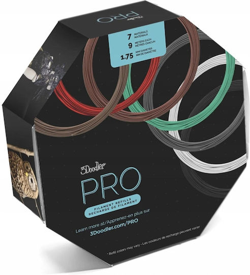 3Doodler PLA 3D Принтер Филамент 1.75мм 3Doodler ProIII PROFILLS 7 Бр Пълнител