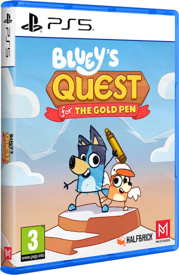 Bluey's Quest for the Gold Pen PS5 Game