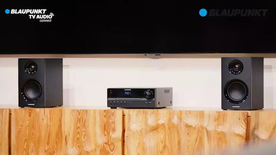 Blaupunkt Ηχοσύστημα 2.1 MS55SUB 240W με CD Player και Bluetooth Μαύρο