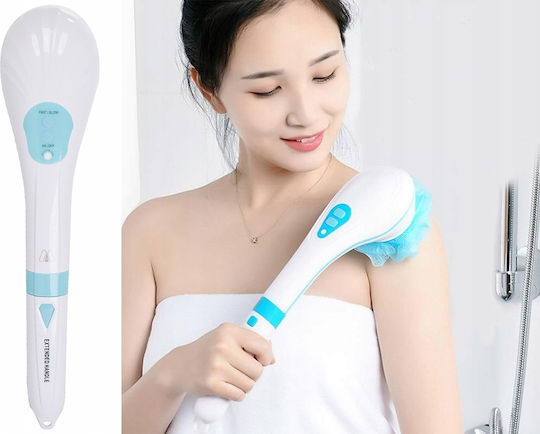 Verk Group Electric Massage Brush for Head Waist and Body White