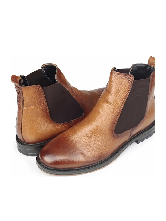 Leather Brown Men's Boots