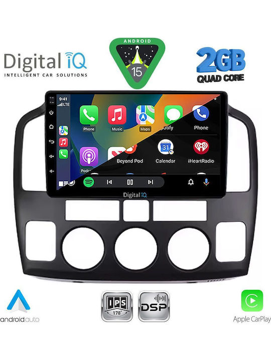 Digital IQ Car Audio System for Suzuki Vitara 2000-2005 (Bluetooth/USB/WiFi/GPS/Apple CarPlay/Android Auto) with 9" Touch Screen