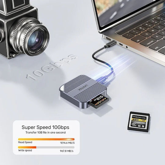 Unitek Кард Рийдър Магнитен CFexpress Type B 10Gbps PD100W S1244B