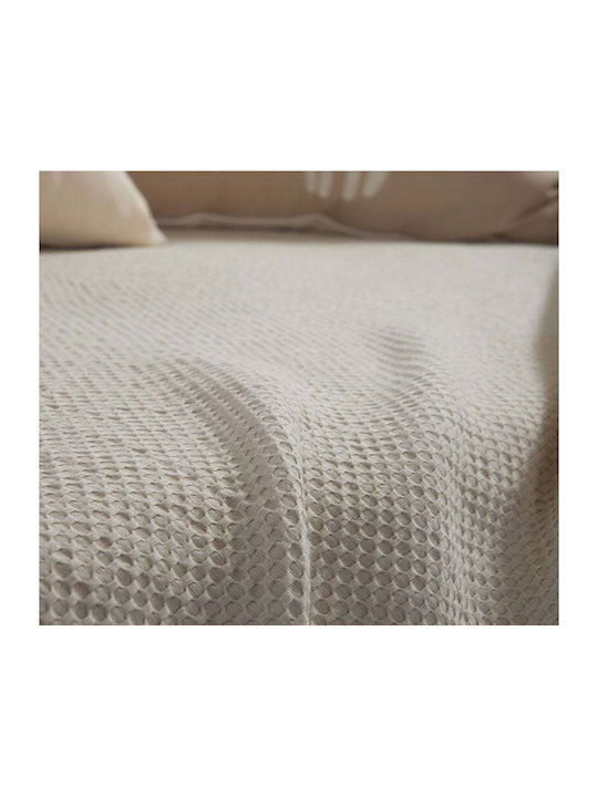 Nef-Nef Homeware Betty Armchair Throw 180x180cm Beige