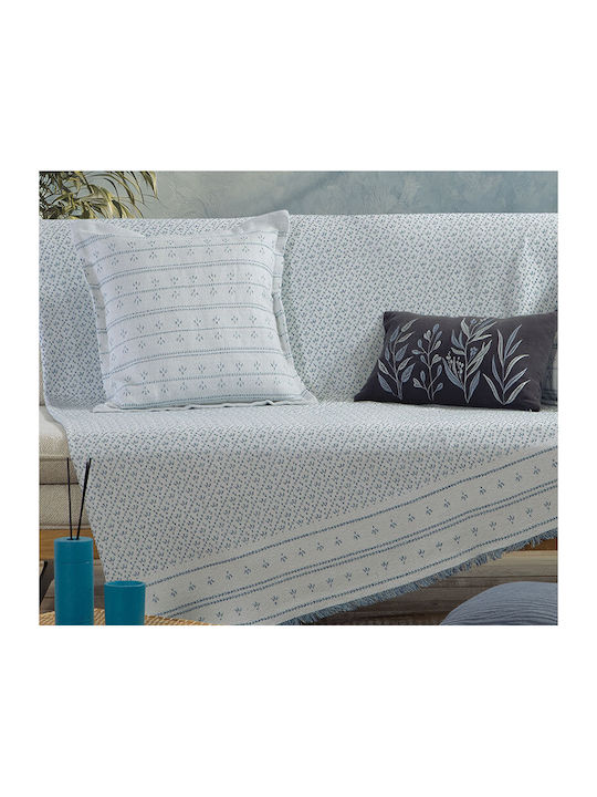 Nef-Nef Homeware Ishmar Ριχτάρι Πολυθρόνας 170x180εκ. Blue