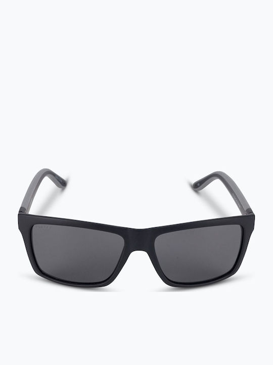 CressiSub Rio Men's Sunglasses with Gray Plastic Frame and Gray Polarized Lens XDB100114