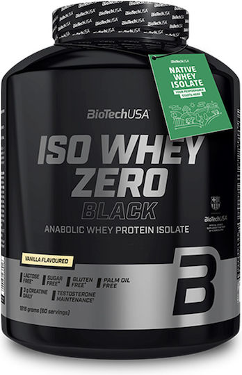Biotech Usa Iso Whey Zero Black 1816g Vanilla & Biotech Usa Wave Shaker 600ml Opal White & Katerelos Fitness Sports Towel 100x50cm Black Red Custom Bundle