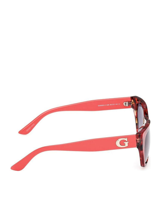 Guess Women's Sunglasses with Brown Tartaruga Plastic Frame and Gray Gradient Lens GU00203H 54B
