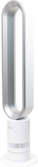 Zilan Ventilator Fără Palete 22W Cu Telecomandă Alb