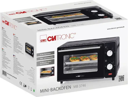 Clatronic MB 3746 Electric Countertop Oven 8lt without Burners