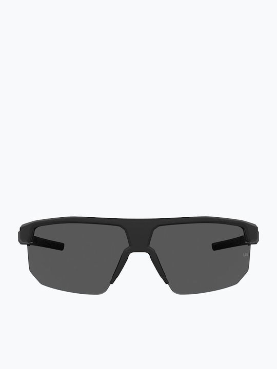 Under Armour Driven Unisex Γυαλιά Ηλίου με Μαύρο Κοκκάλινο Σκελετό και Μαύρο Φακό