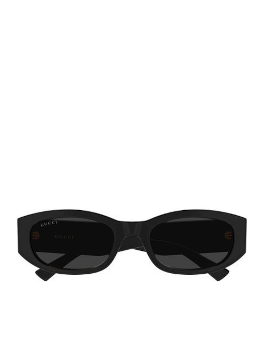 Gucci Unisex Sunglasses With Black Horn-Rimmed Frame And Grey Lens GG2068SA 001